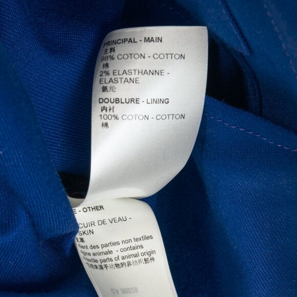 Louis Vuitton Staples Edition DNA Denim Cobalt Blue Jacket - Picture 15 of 15
